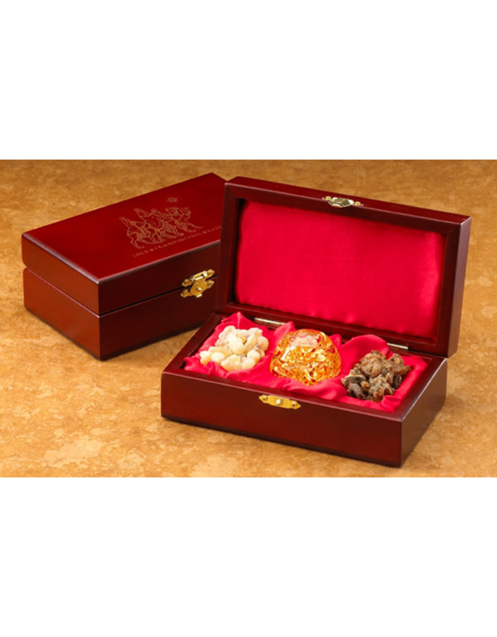 Three Kings Gifts The Original Gifts of Christmas - Gold, Frankincense and Myrrh - Single Box Set