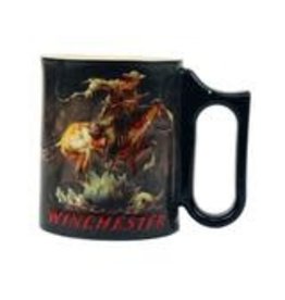 Rivers Edge Products Winchester Horse & Rider -3D Ceramic Mug 15oz