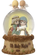 Precious Moments Nativity Snow Globe - Oh Holy Night