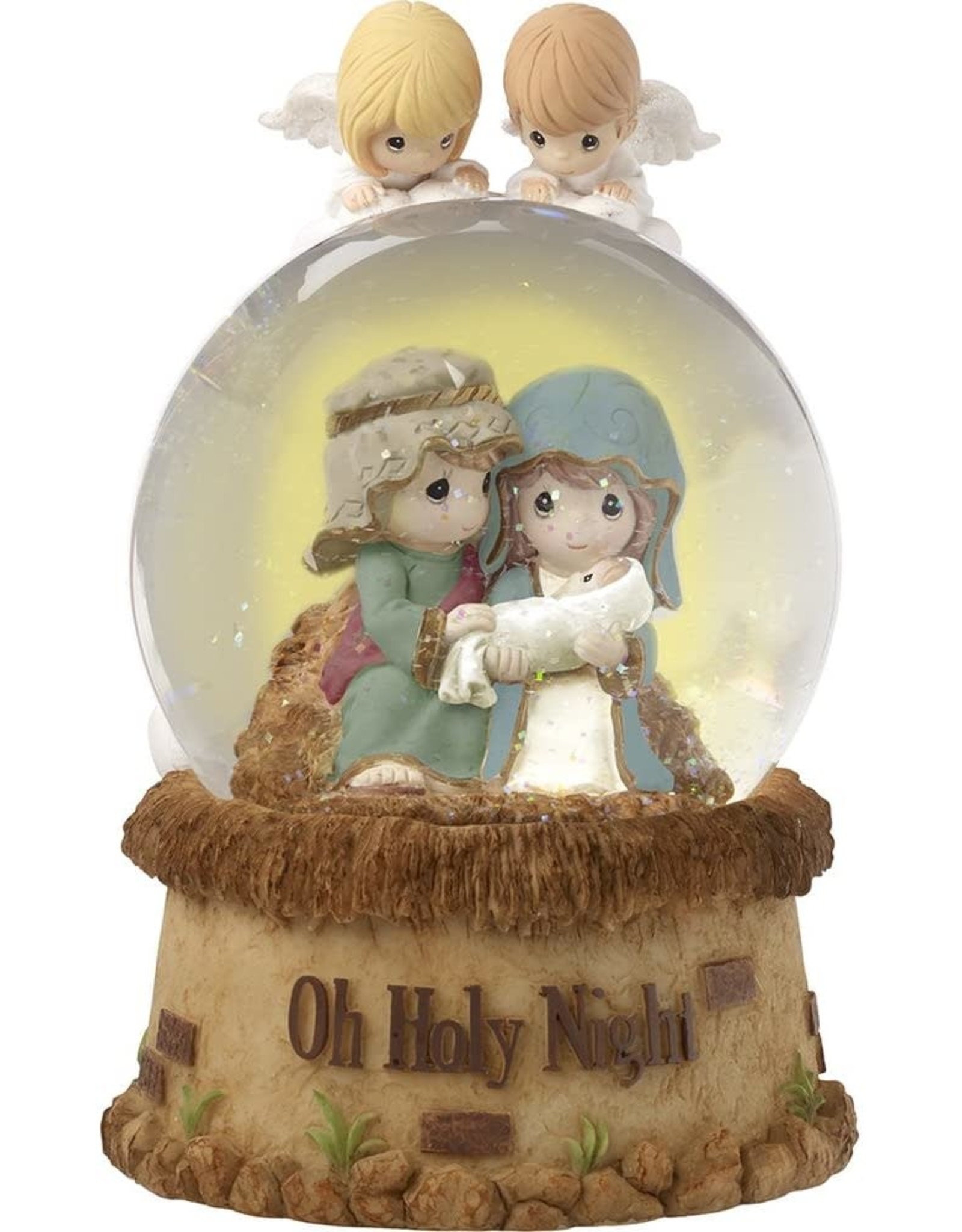 Precious Moments Nativity Snow Globe - Oh Holy Night