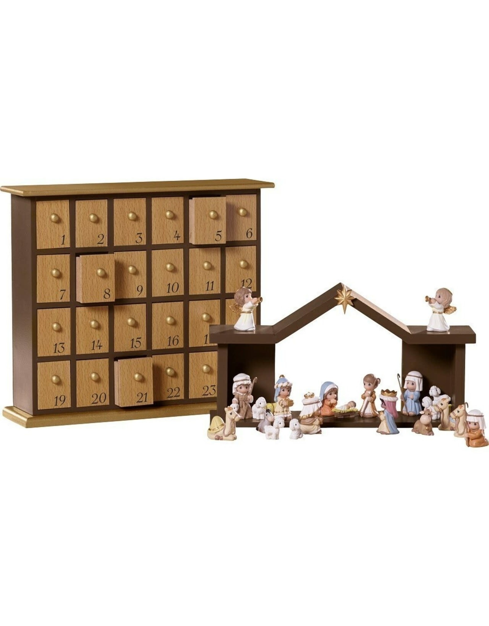 Precious Moments Countdown to Christmas - Nativity Advent Calendar