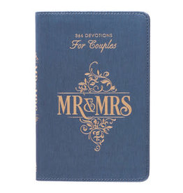 Christian Art Gifts Mr. and Mrs. 366 Devotions for Couples, Leathersoft