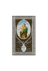 Hirten Saint Medal with Prayer Card - St. Joseph