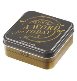 Christian Art Gifts A Word for Today Scripture Cards in a Gift Tin
