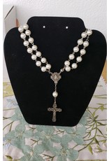 CBC Pearl Rosary Necklace
