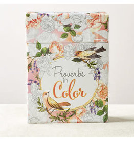 Christian Art Gifts Proverbs in Color: Cards to Color and Share