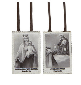 CBC - A Our Lady of Mount Carmel  Vintage Wool Scapular