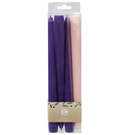 Place + Time 10" Advent Candles - Set of 4 Unscented