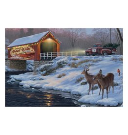 Rivers Edge Products Holiday Traditions - LED Art 24" x 16"