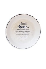Cathedral Art In This Home Pie Plate 10 1/2"  - Boxed