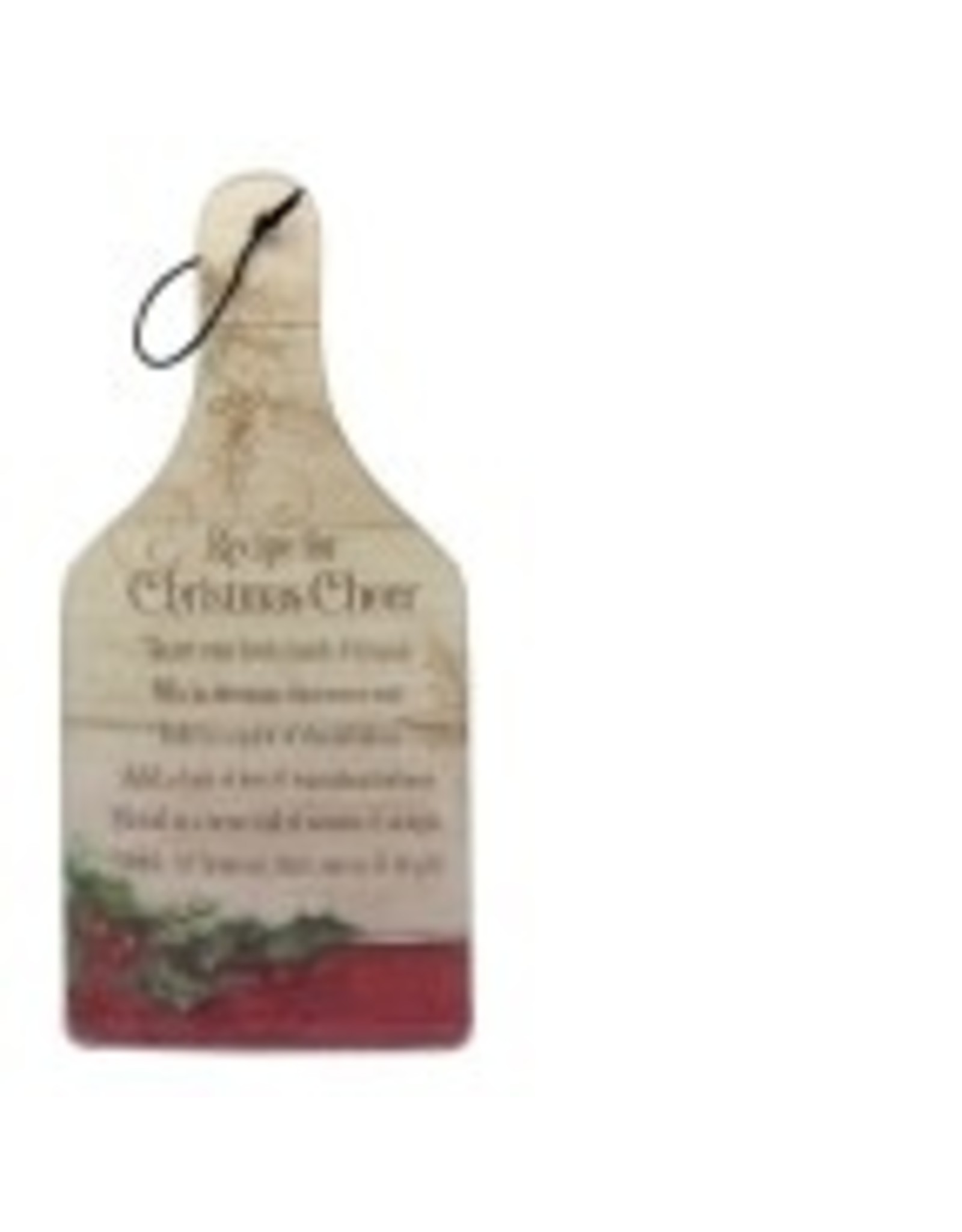Cathedral Art Recipe for Christmas Cheer Cutting Board