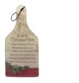 Cathedral Art Recipe for Christmas Cheer Cutting Board