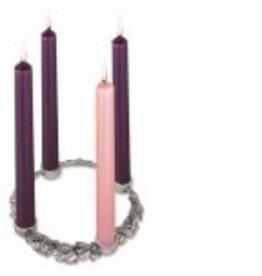 Cathedral Art Holly and Ivy Advent Wreath, 7" with Set of 4 Candles