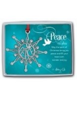 Cathedral Art Peace Snowflake Ornament