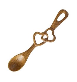 47th & Main Wood Carved Hearts Spoon