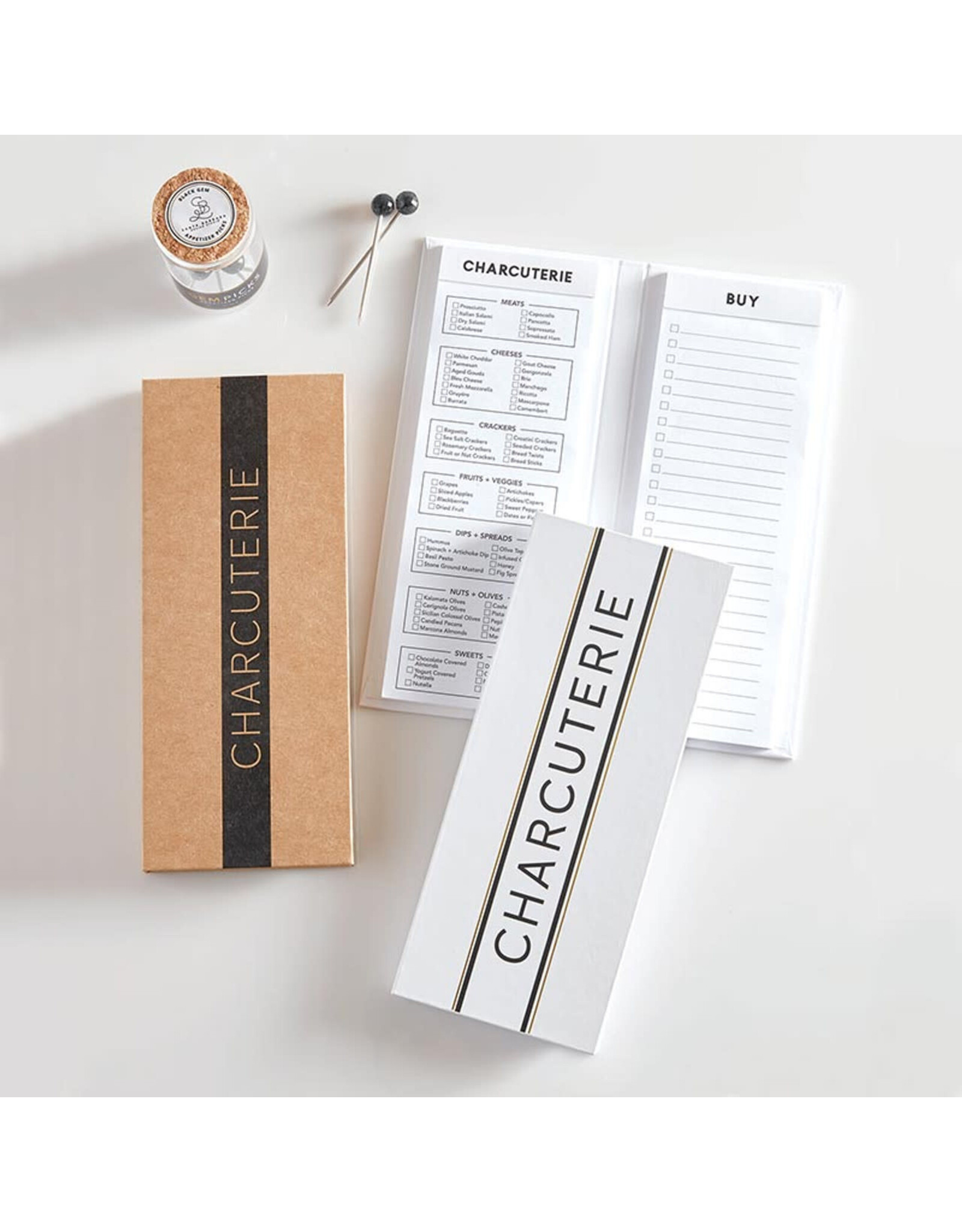 Santa Barbara Designs Charcuterie List Pad - White