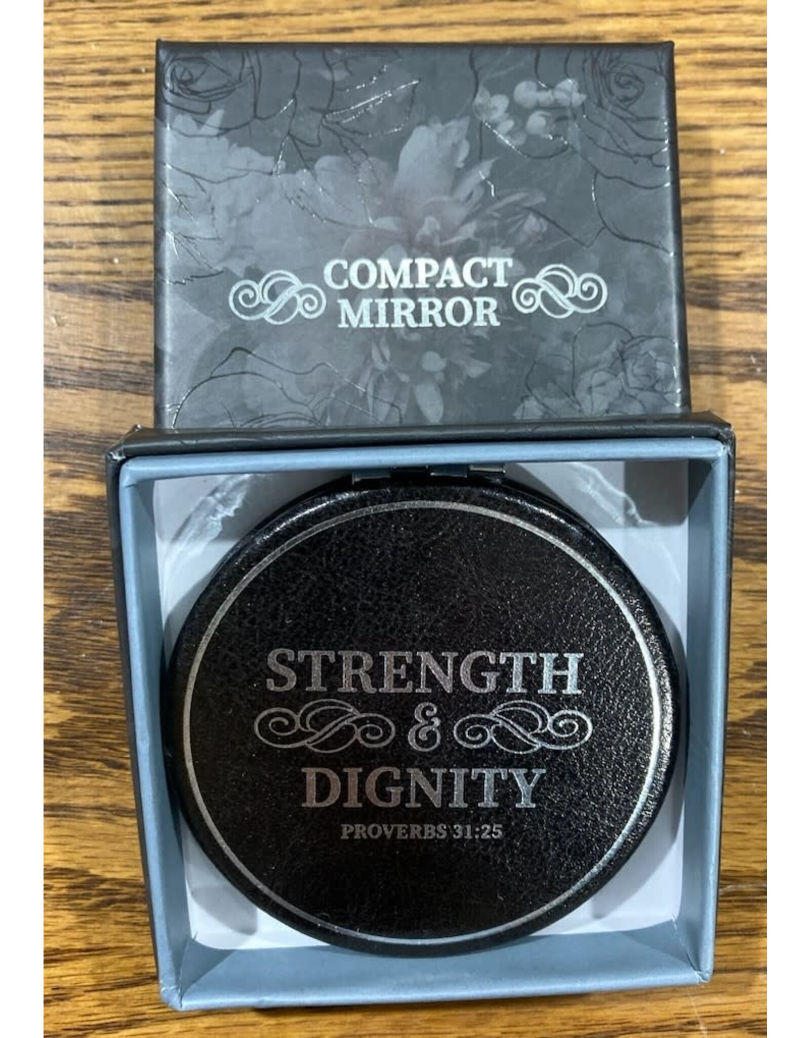 Christian Art Gifts Strength & Dignity Compact Mirror