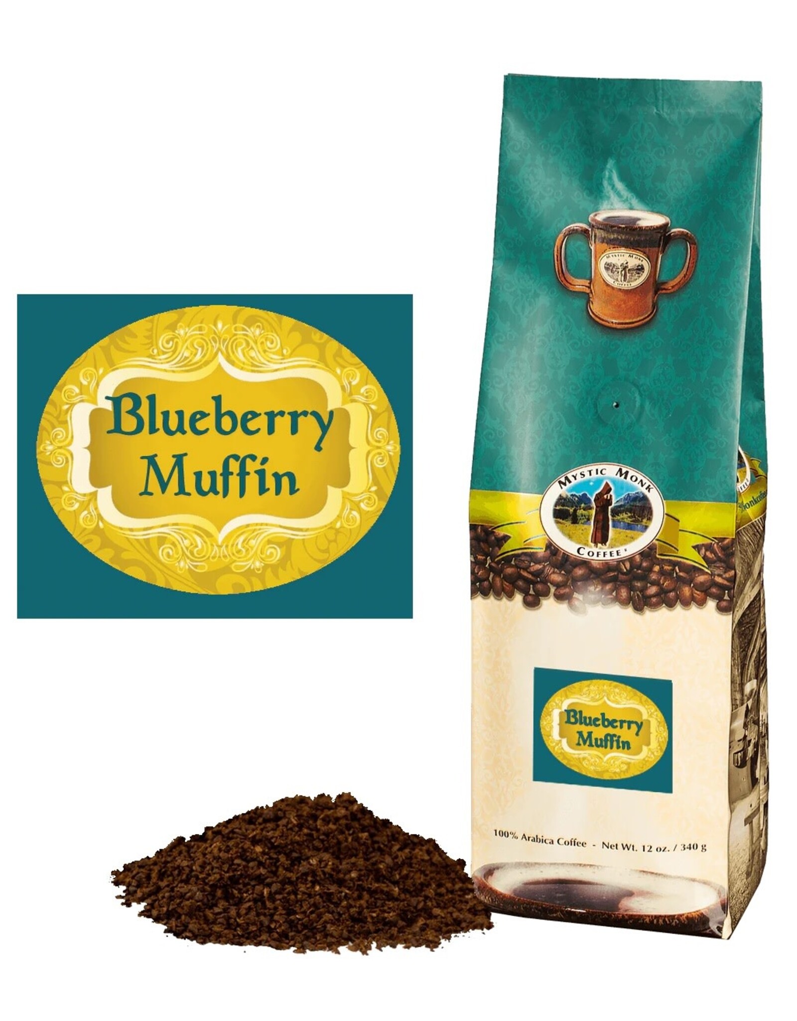 Mystic Monk Mystic Monk Blueberry Muffin Ground Coffee (12 oz)
