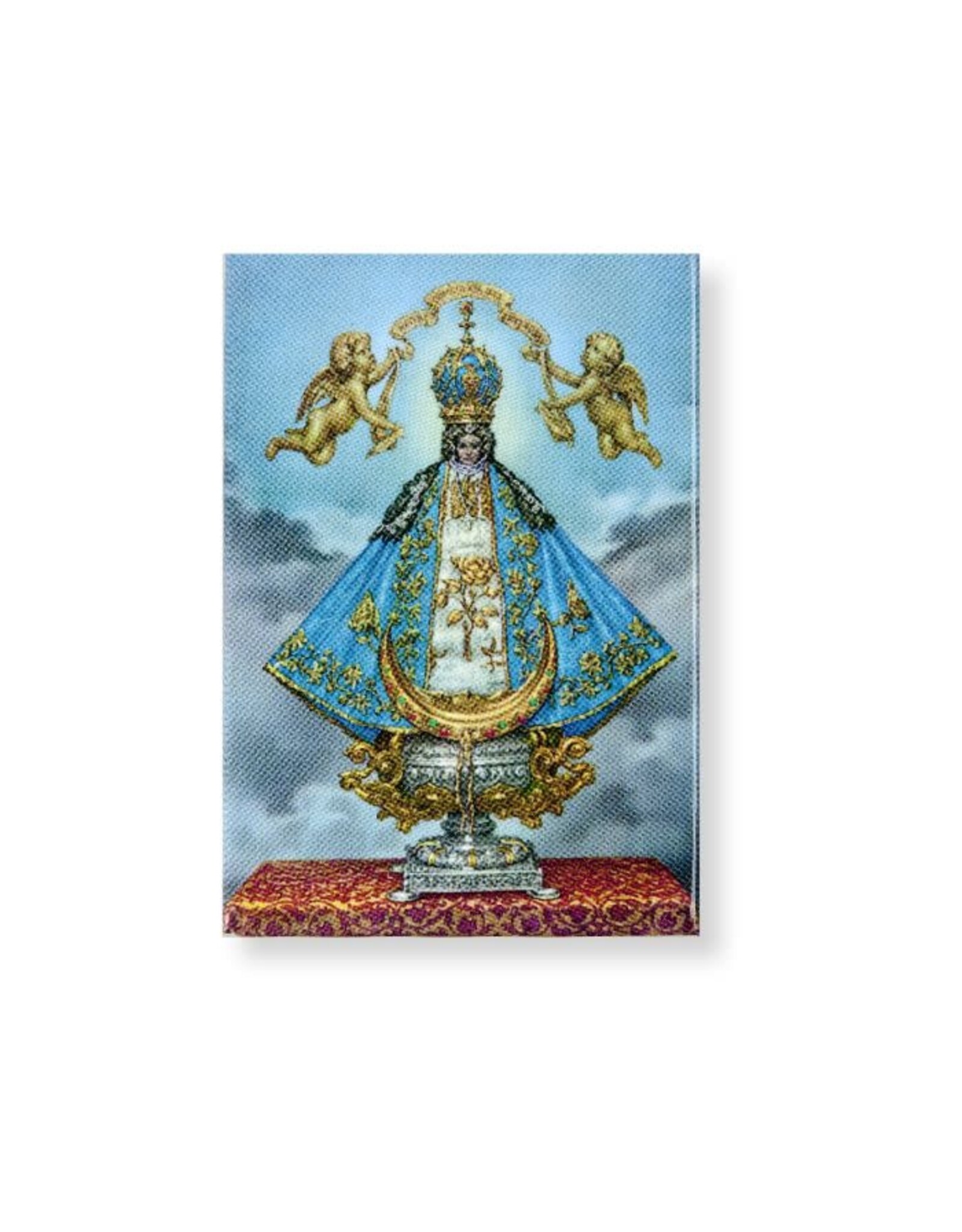 Hirten 2" x 3" Virgen De San Juan Mini Magnetic Postcard