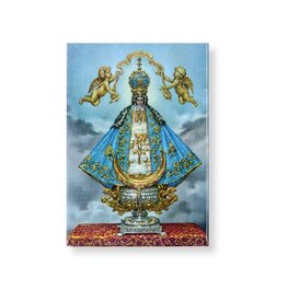 Hirten 2" x 3" Virgen De San Juan Mini Magnetic Postcard