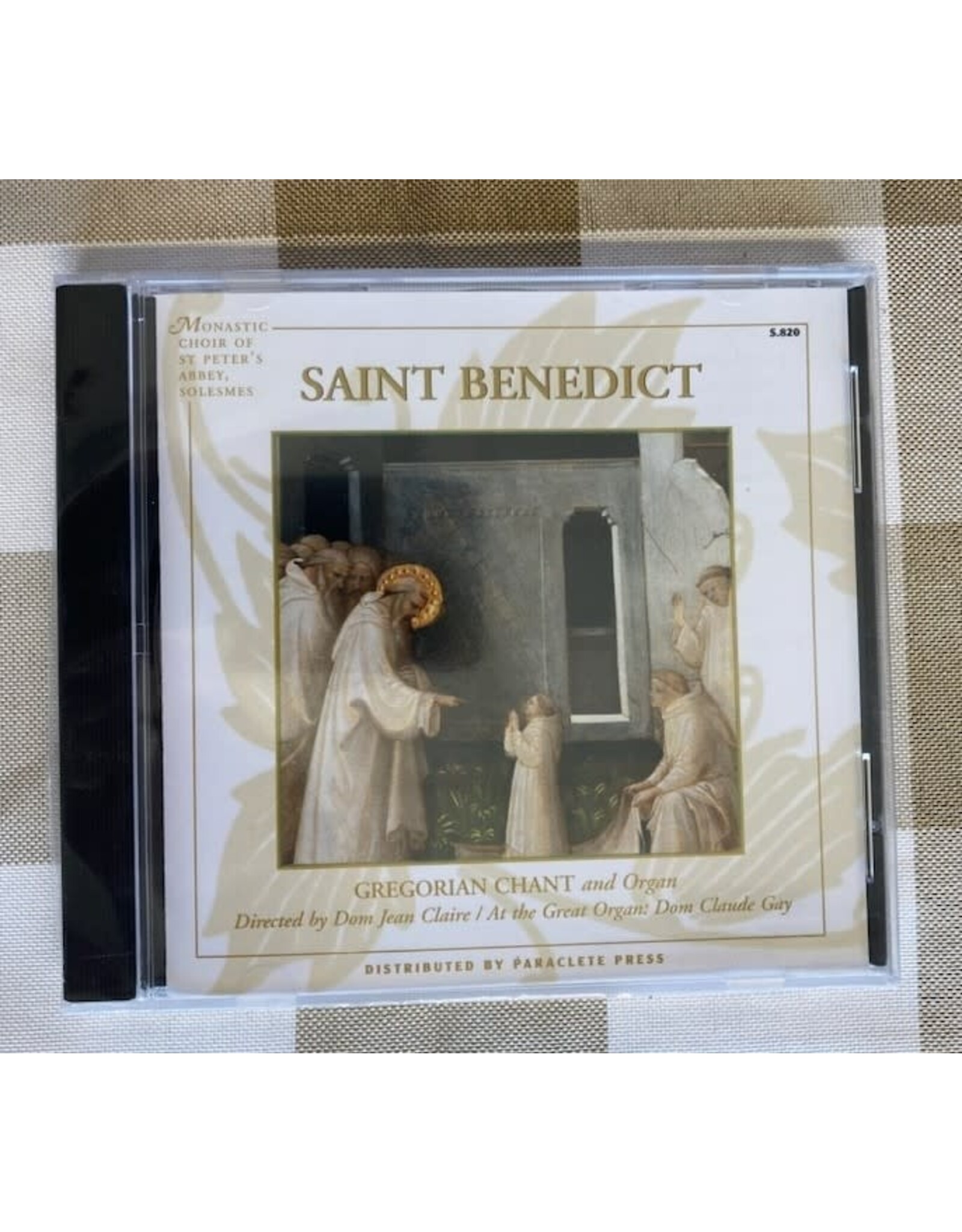 Paraclete Press Saint Benedict- Gregorian Chant CD - Directed by  Dom Jean Claire