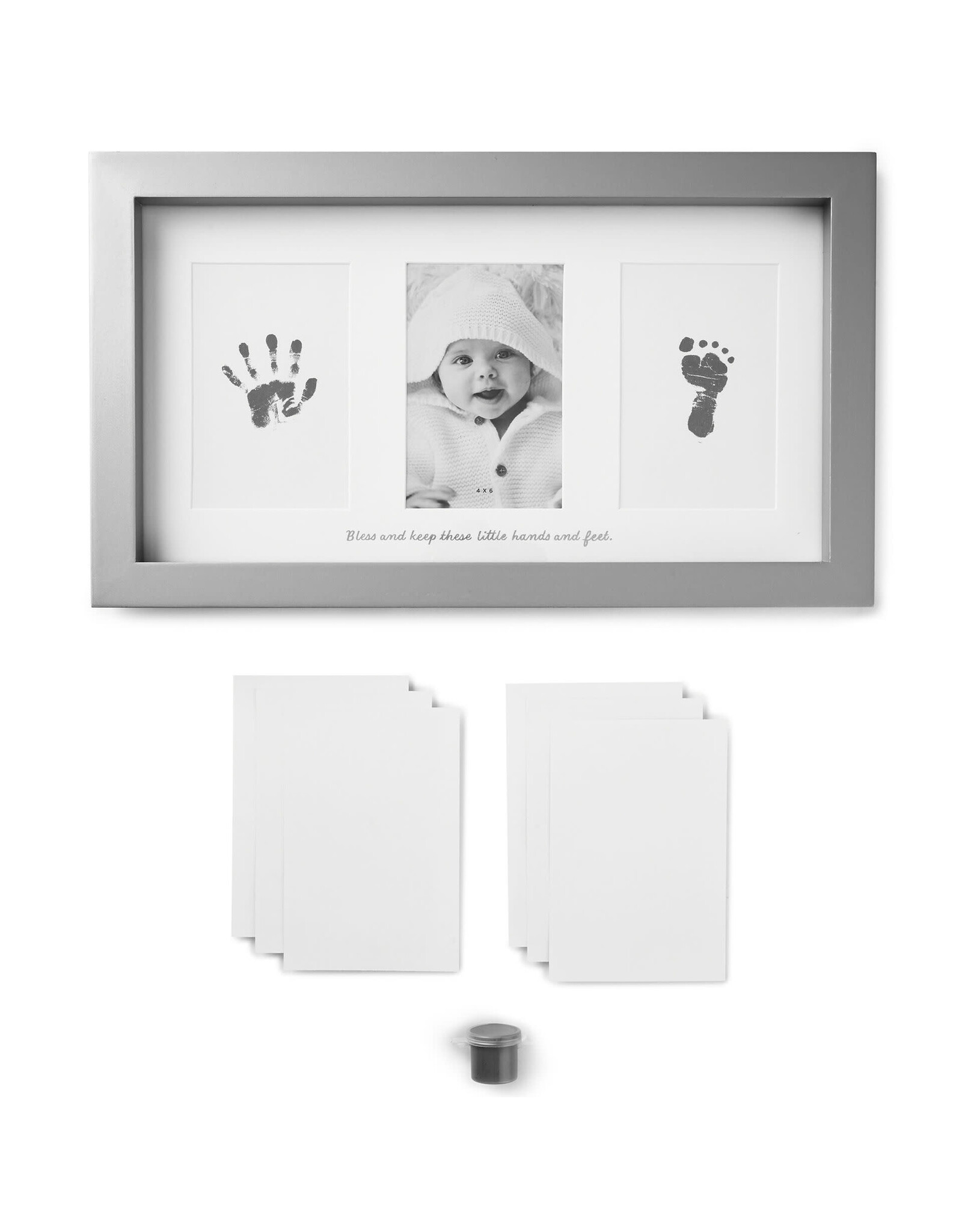 Hallmark Blessed Baby:  Handprint and Footprint Picture Frame Kit