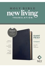 NLT Compact Giant Print Bible, Filament-Enabled Edition - Navy Blue