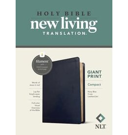 NLT Compact Giant Print Bible, Filament-Enabled Edition - Navy Blue