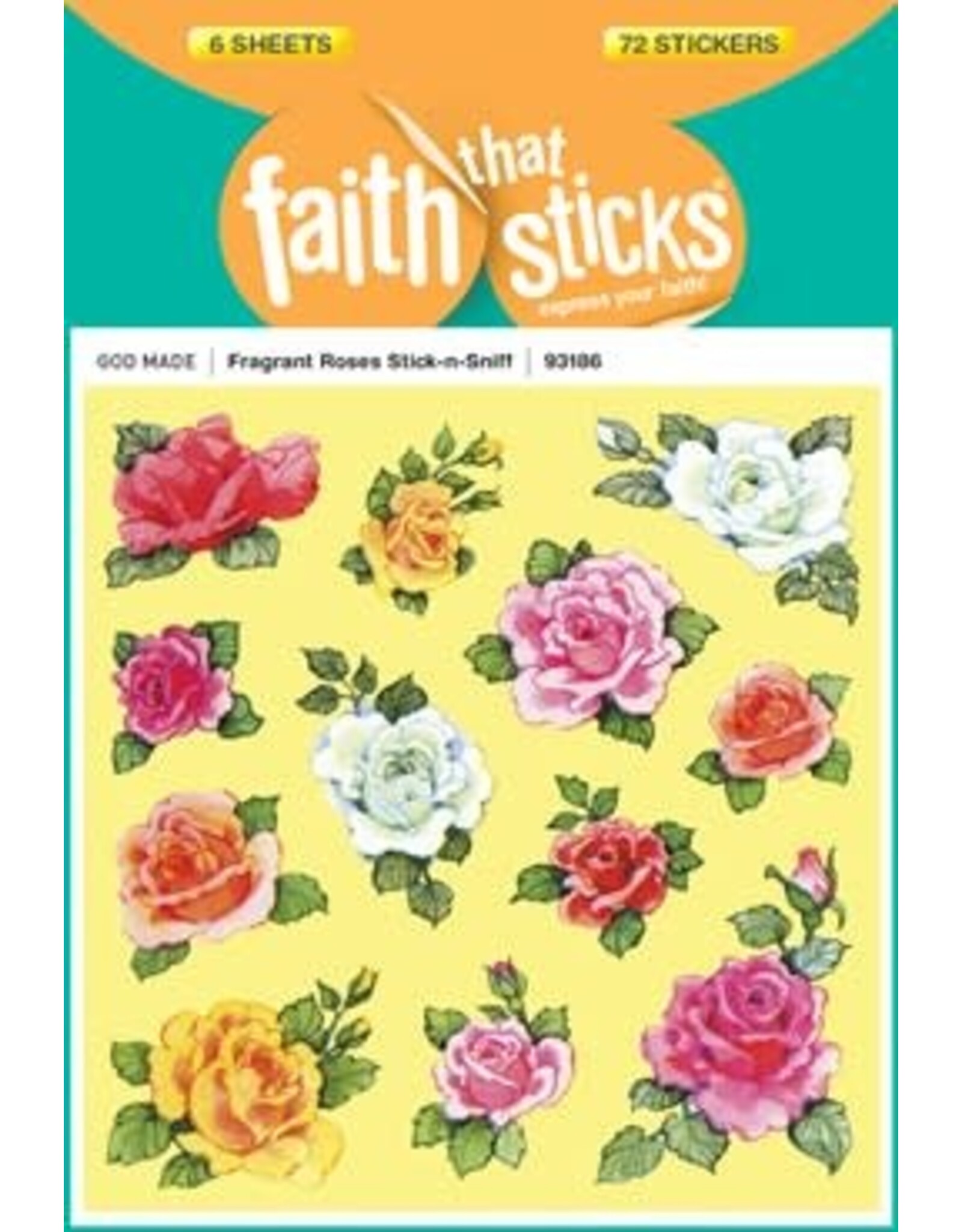 Fragrant Roses Stick/Sniff Stickers