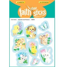 Animals and Flowers Stickers