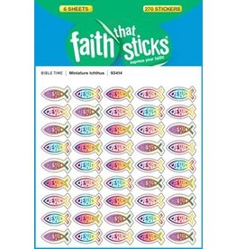 Miniature Ichthus Stickers