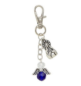 Christian Brands Our Lady Sapphire Angel Clip