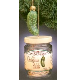 Roman The Christmas Pickle Ornament in Glass Jar