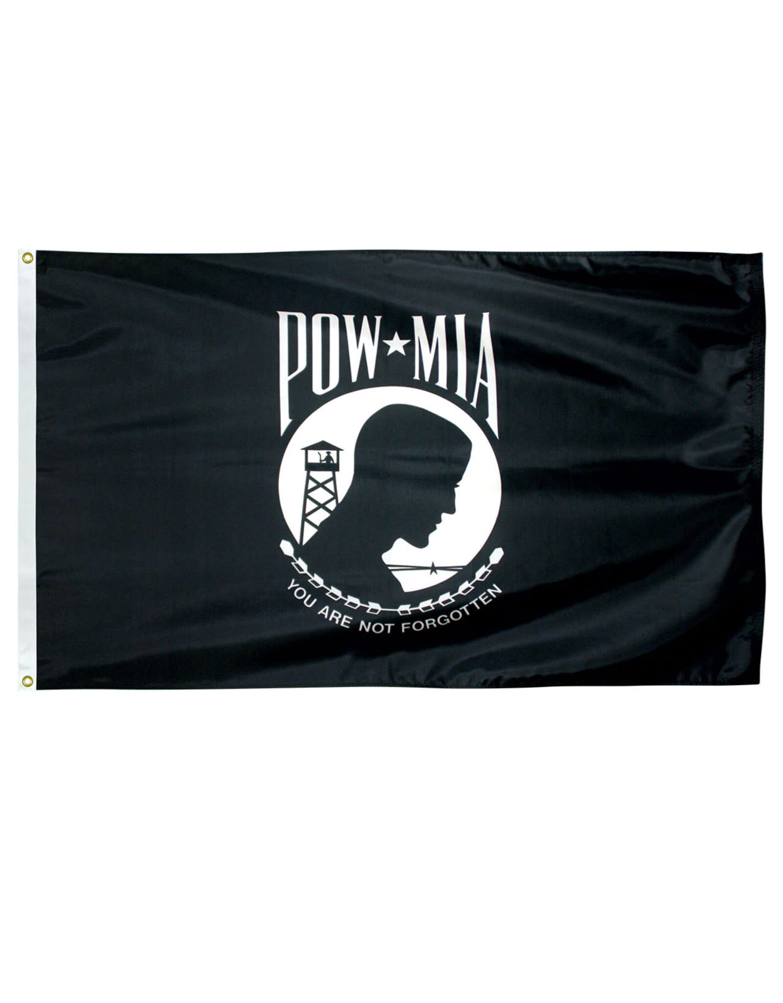 Annin Annin - Nyl-Glo Pow-Mia Flag Black Double  3x5