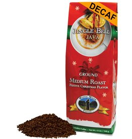 Mystic Monk Mystic Monk Jingle Bell Java Medium Roast Festive Christmas Ground Coffee (12 oz) Decaffeinated