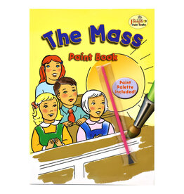 Catholic Book Publishing The Mass - paint book with paint palette included