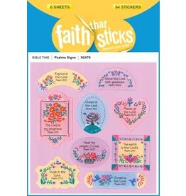 Faith that Sticks Psalms Signs -  Stickers