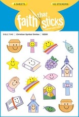 Faith that Sticks Christian Symbol Smiles -  Stickers