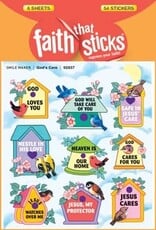 Faith that Sticks God's Care - Stickers