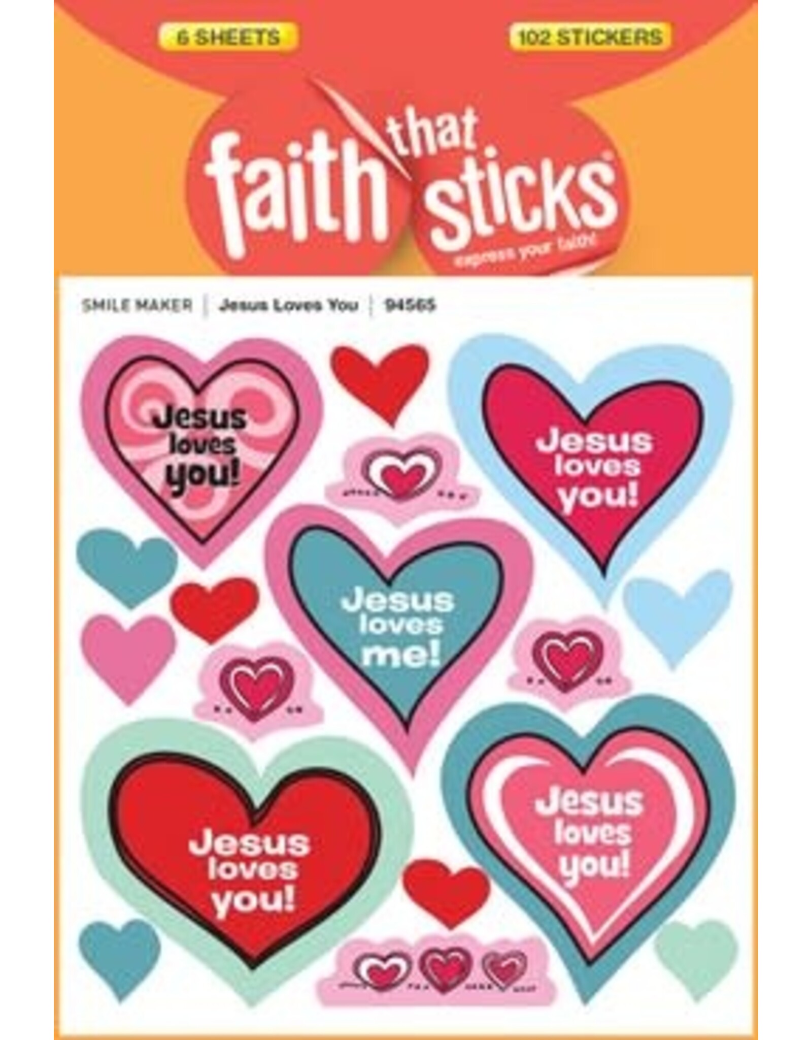 Faith that Sticks Jesus Loves You - Stickers