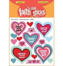 Faith that Sticks Jesus Loves You - Stickers