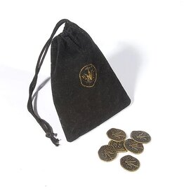 Holy Land Gifts Widow's Mite Coins w/ Velvet Bag - 10 coins and card