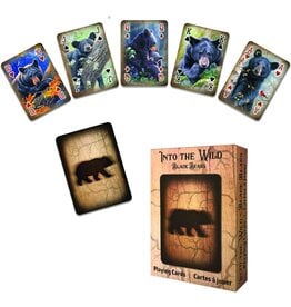 Rivers Edge Products Playing Cards - Into the Wild - Black Bear