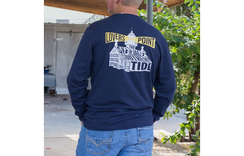 Lovers Point Lighthouse Long Sleeve T-Shirt