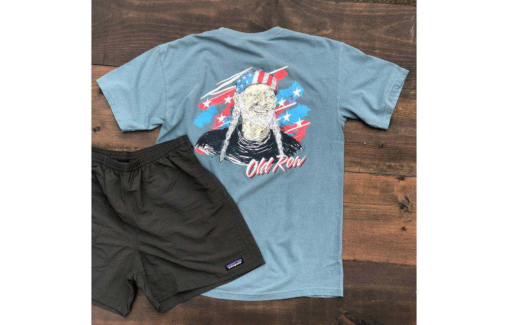 The Willie Short Sleeve T-Shirt - Blue