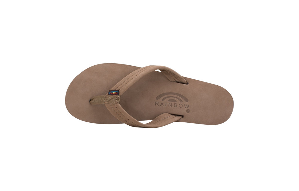 W's 4 Layer Wedge Leather Flip Flop