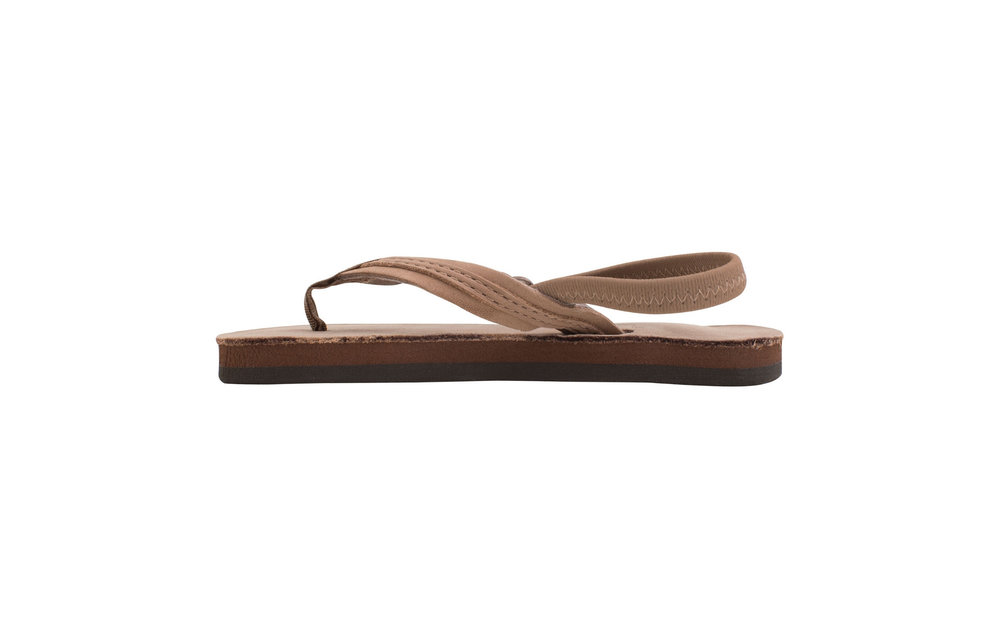 Kids Flirty Braidy Flip Flop Dark Brown