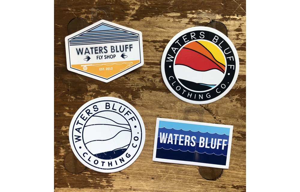 Waters Bluff Stickers