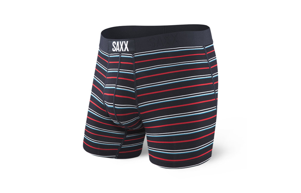 Vibe Boxer Brief - INK COAST STRIPE ICS