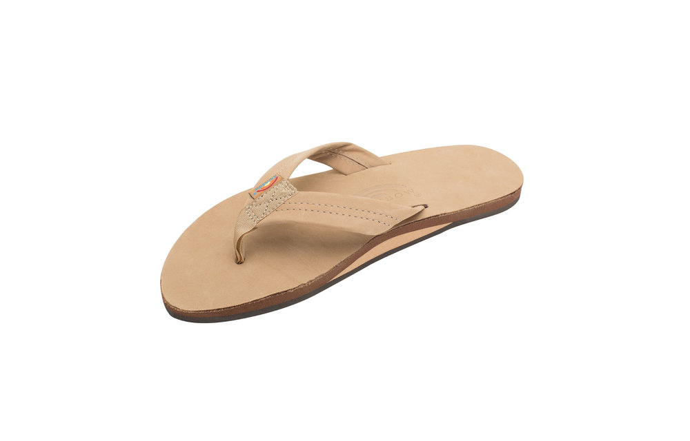 Men's Single Layer Premier Leather Flip Flop